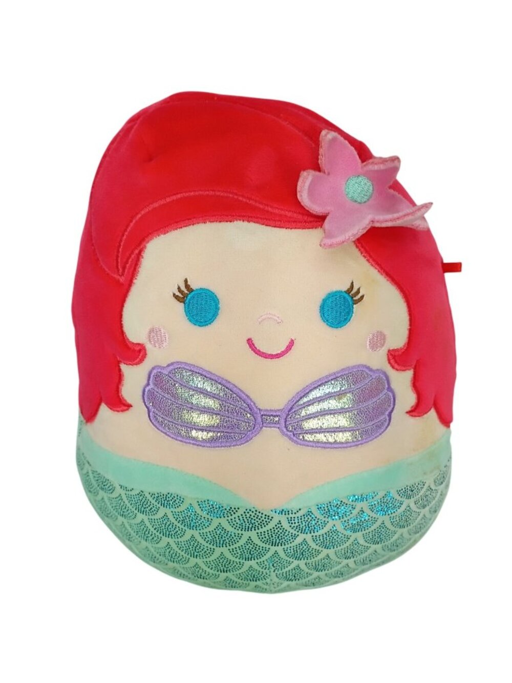Disney Squishmallows Ariel Mermaid Plush Toy 12" Soft Stuffed Doll By Kellytoy